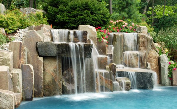stone waterfalls