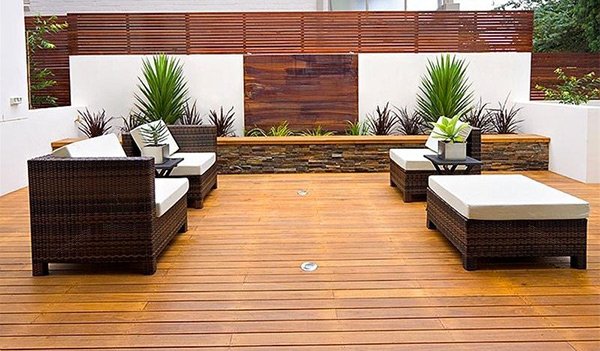 wooden deck