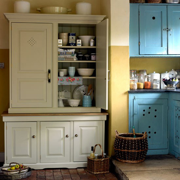 vintage kitchen pantry