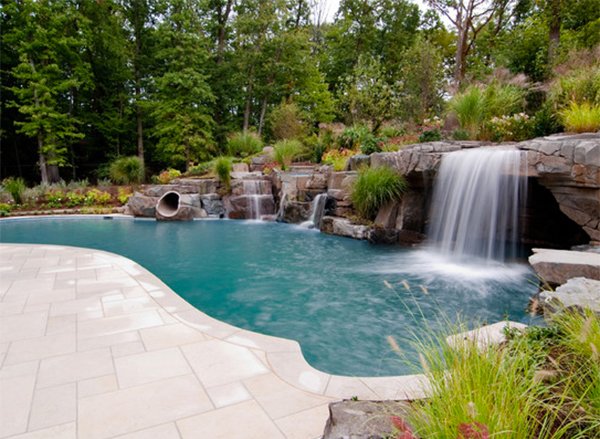 Bloxburg Pool Waterfall