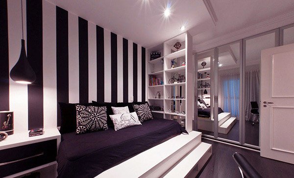 20 Bedroom Ideas With Striped Walls Home Design Lover