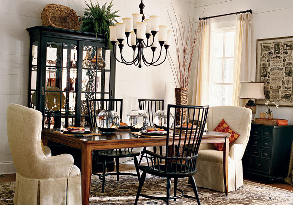 eclectic dining room sets