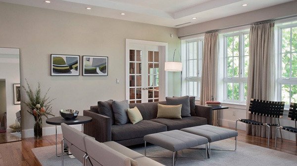 15 Fascinating Living Rooms With Grey Accent Home Design Lover