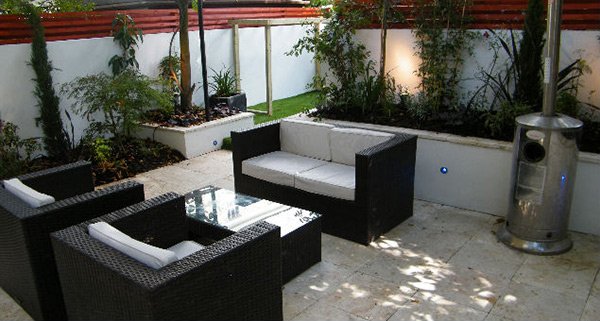 black modern outdoor furnitures