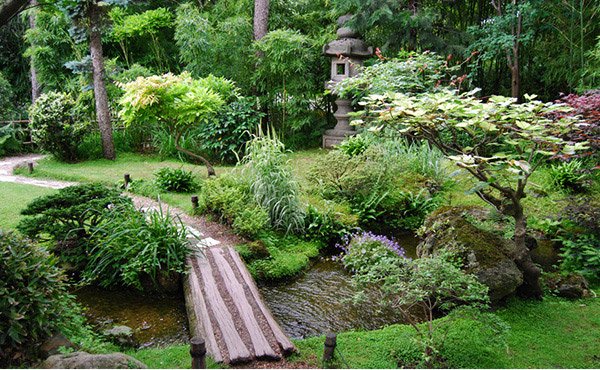 spacious garden