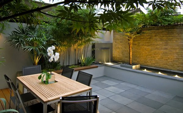 contemporary courtyard gardens