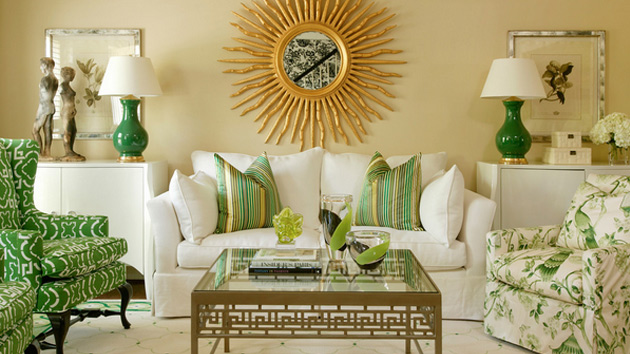 20 Refreshing Green-Themed Living Rooms | Home Design Lover