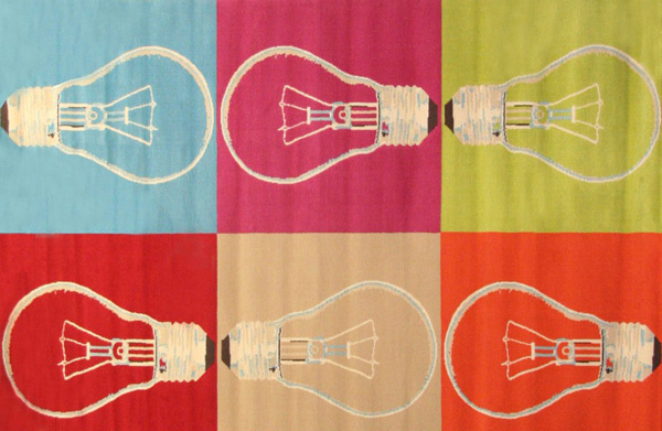 Garvey 5x8 Area Rug Bulbs