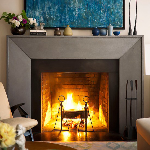 15 Lovely and Stylish Living Room Fireplaces | Home Design Lover