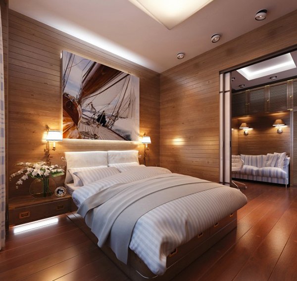 Apartment in Yacht Style Panel Bed