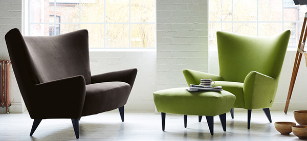 contemporary wingback chairs living room