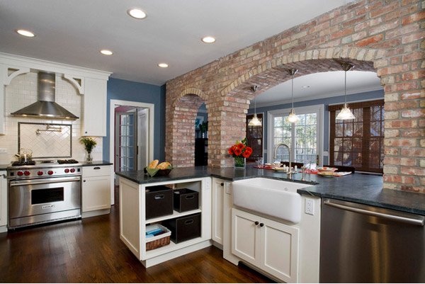 15 Charming Brick Kitchen Designs  Home Design Lover