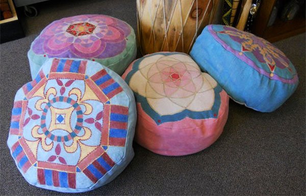 Round Pouf Seats