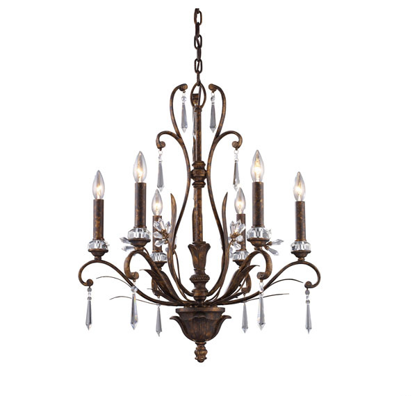 6-Light Emilion Chandelier