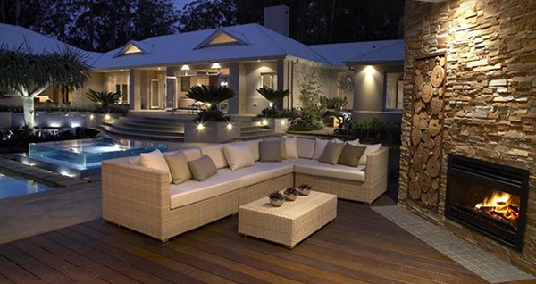 modern contemporary hardscapes