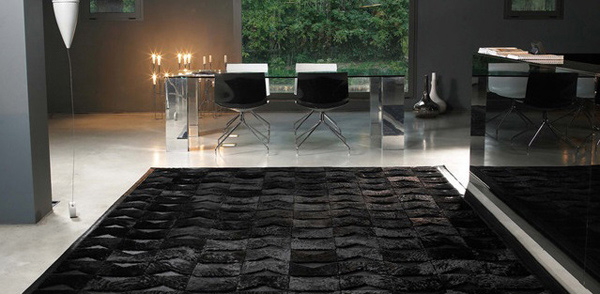 Zig Zag Sheepskin Rug