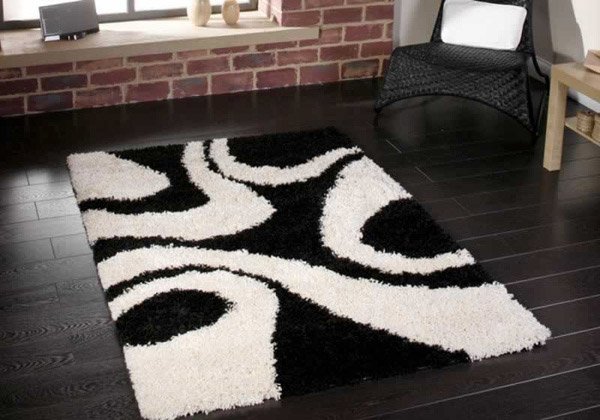 Vista Black/White Rug