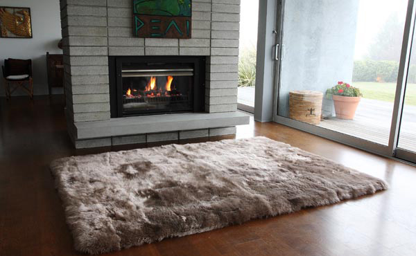 Longwool Straight Edge Sheepskin Rug