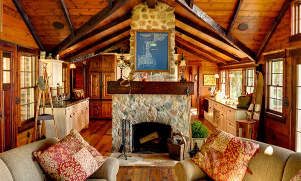 brown wooden beams