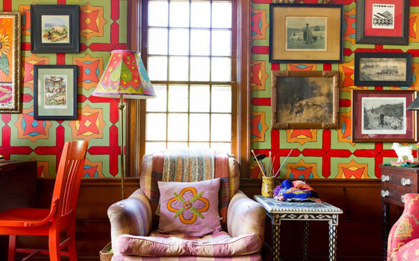 An Antique Cape Cod House Explodes With Color