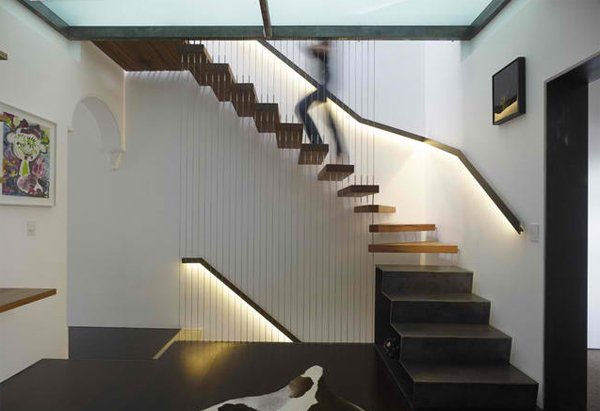 suspended stair