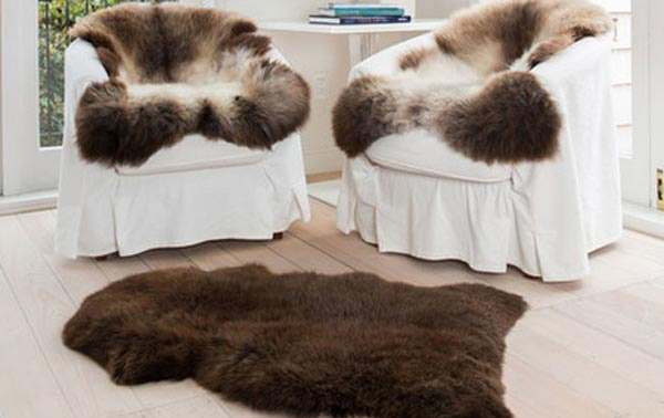 Natural New Zealand Sheepskin Rugs