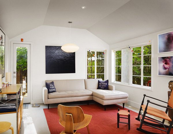 vaulted ceiling living roomphoto