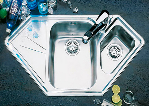 monaco corner kitchen sink