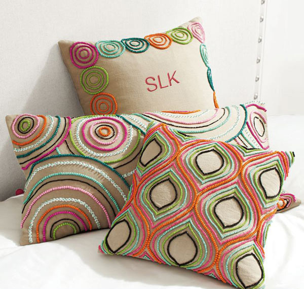 Balboa Beaded Pillow Covers