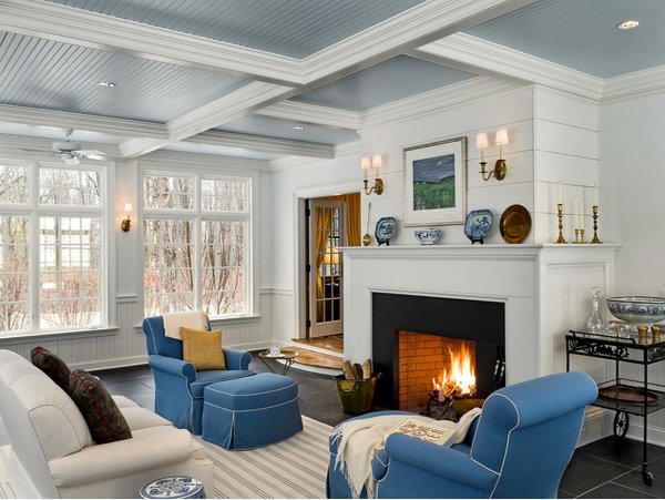 coffered ceiling