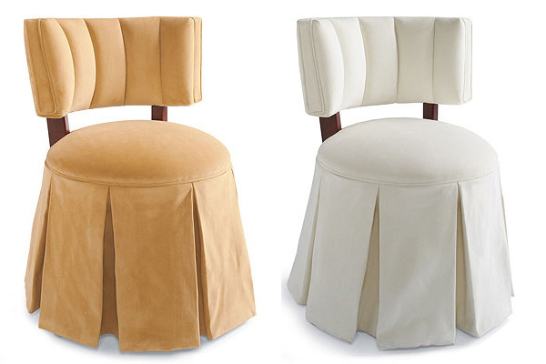 Skirted Vanity Chair