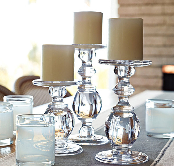 Oslo Glass Candlesticks