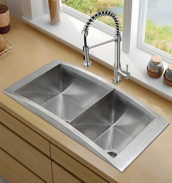 Double Basin Kitchen Sink