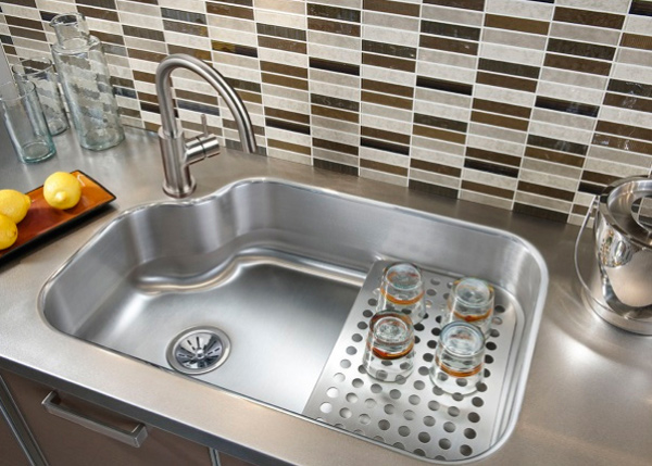 15 cool corner kitchen sink designs | home design lover