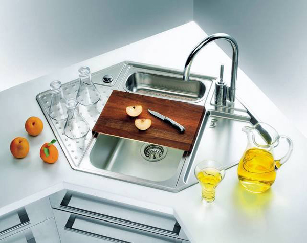 Corner Sink Kitchen | vlr.eng.br