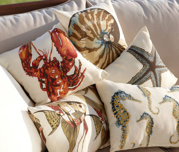 Sea Life Indoor/Outdoor Pillows