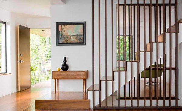 20 Attractive Wooden Staircase Design Home Design Lover,Entrance Living Room Middle Class Indian Home Interior Design