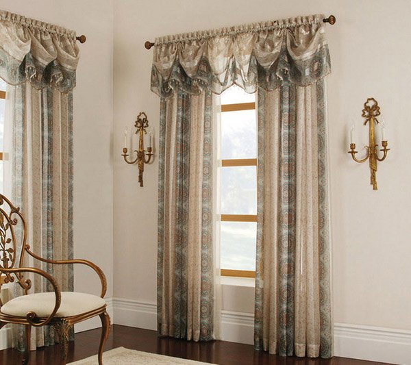 Mist Cheshire Tapered Valance