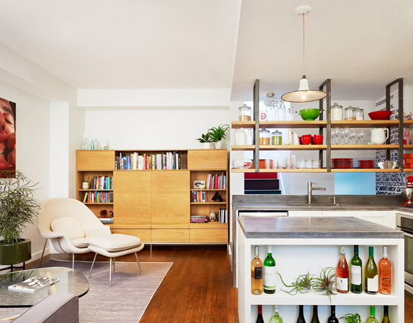 Open plan kitchen