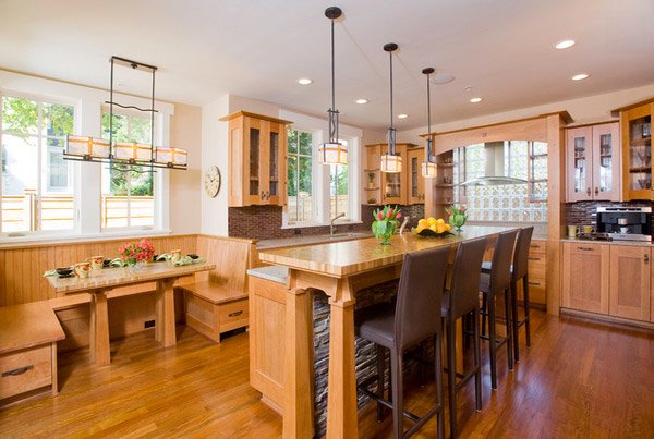 15 Traditional Style Eat-in Kitchen Designs | Home Design ...
