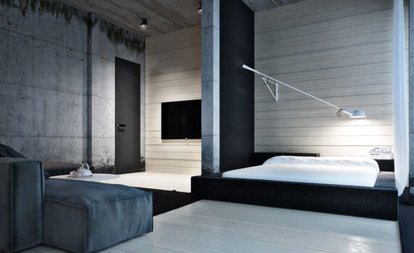 Industrial Bedroom Designs