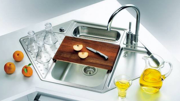 15 Cool Corner Kitchen Sink Designs Home Design Lover