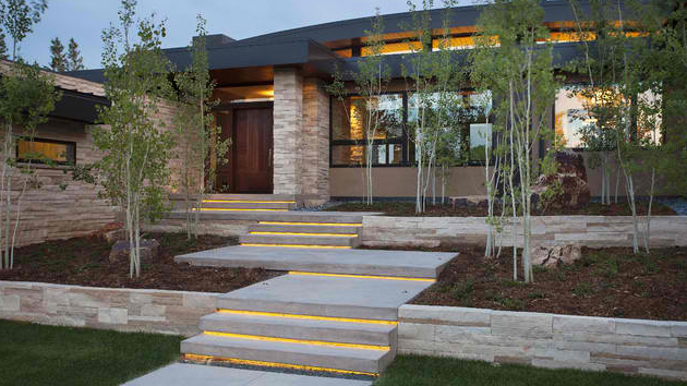 modern exterior stairs