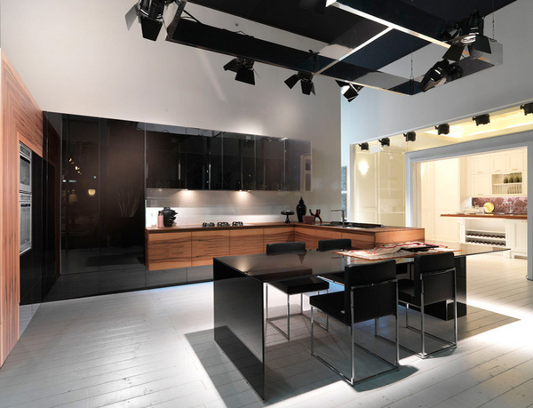 Black Tan Kitchen Designs