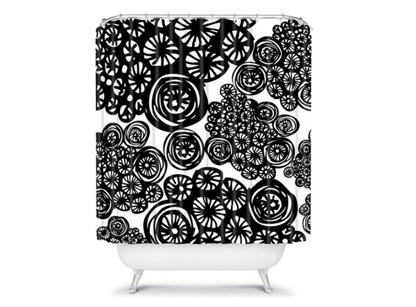 Julia Da Rocha Circo Doodles Shower Curtain