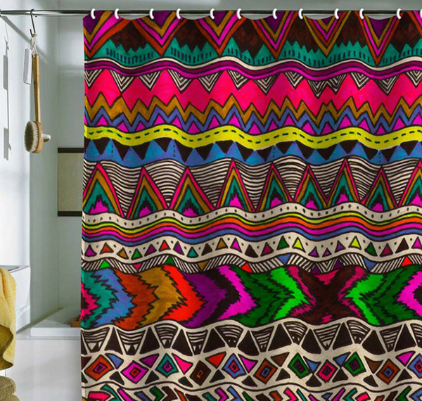 15 Bright And Colorful Shower Curtain Designs Home Design Lover