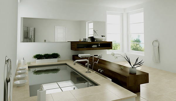 3D Bath Rendering