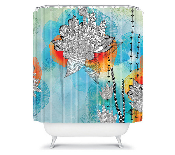 Coral Shower Curtain