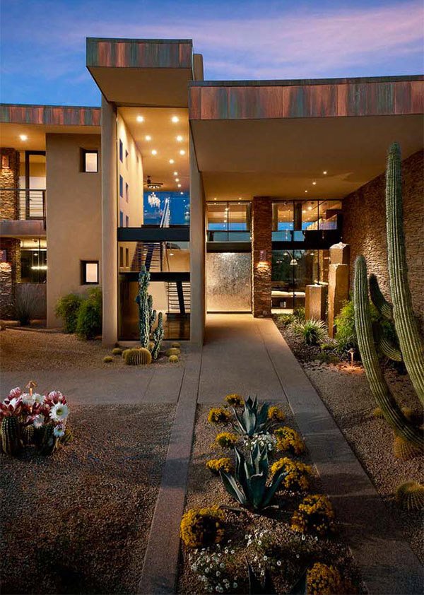 cool carport canopy in landscape southwestern with cactus