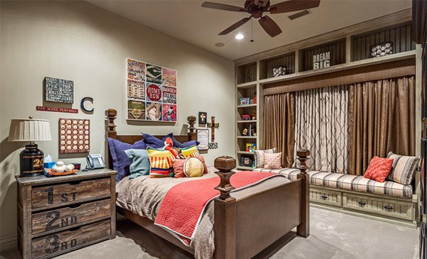 Get Athletic With 15 Sports Bedroom Ideas Home Design Lover   12 Tra Sports 